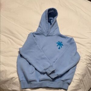 Pink Palm Puff “Everything Comes in Waves” hoodie size SMALL